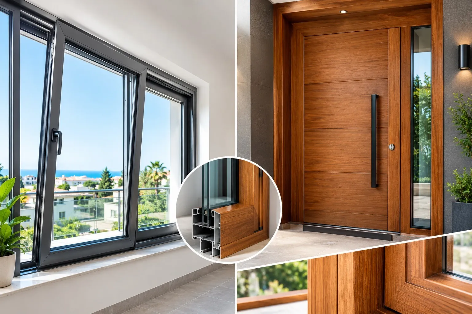 Menuiserie aluminium et bois